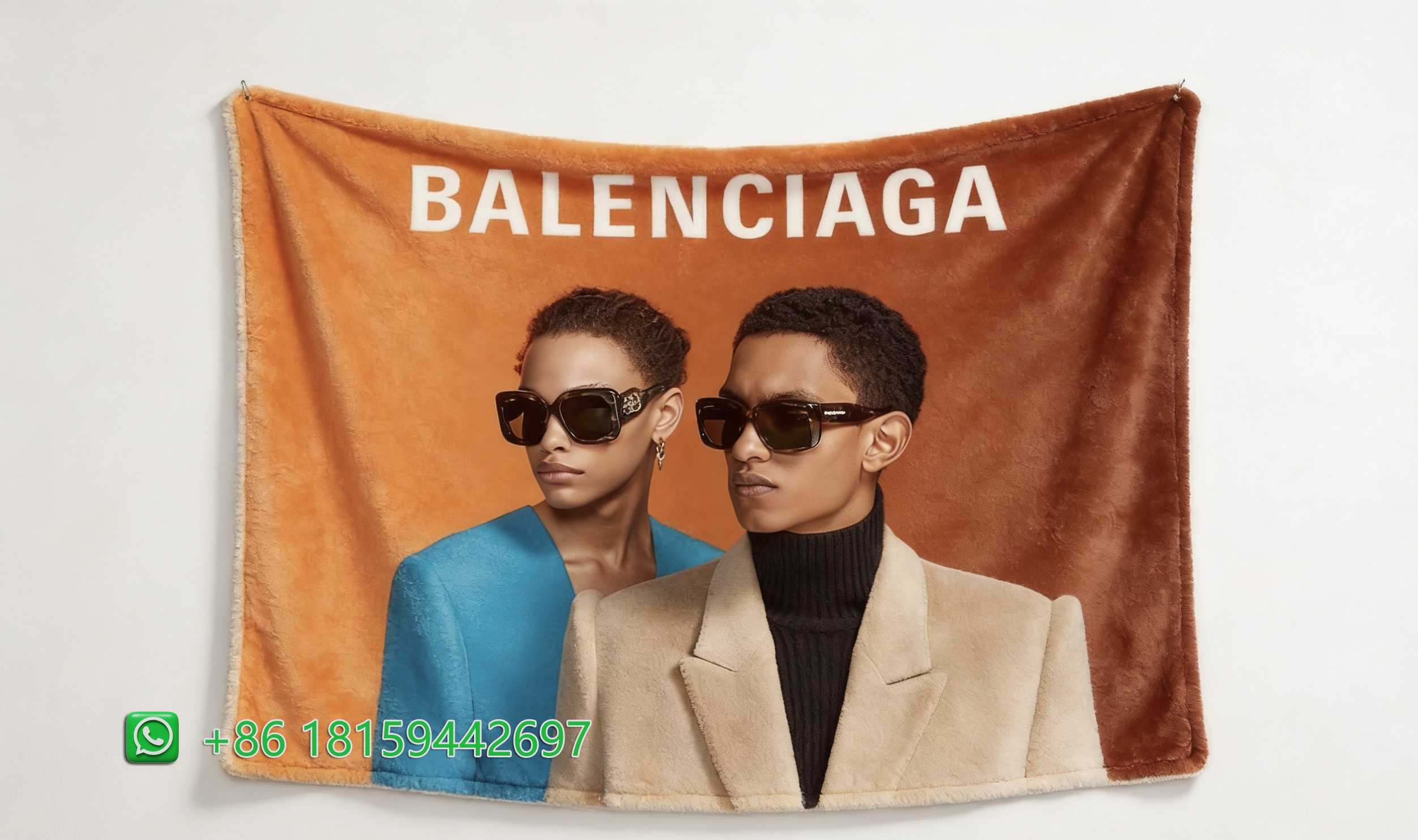 Balenciaga Throw Blankets